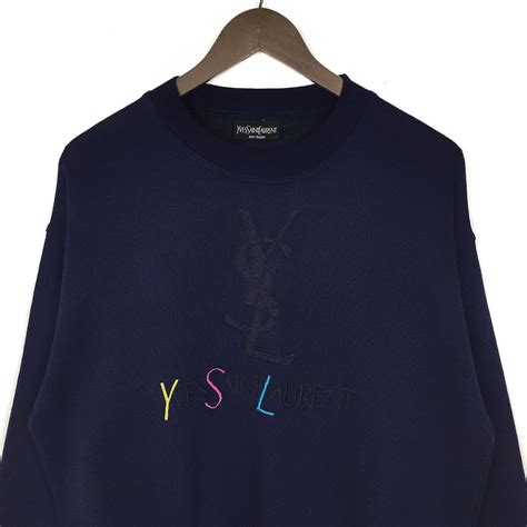 sweat shirt yves saint laurent|yves Saint Laurent men's sweaters.